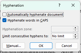 Page Orientation and Size options in Word